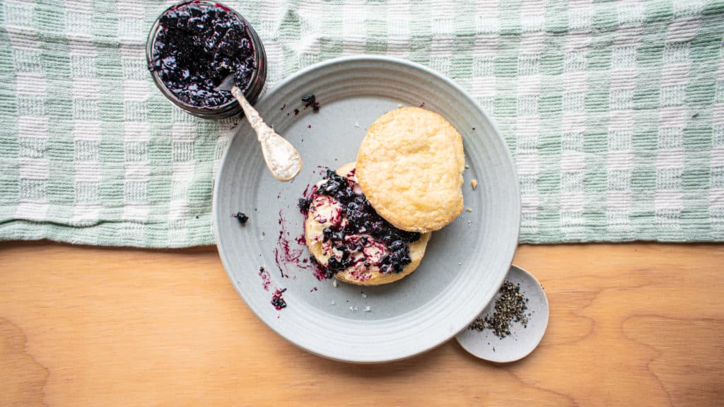 BLACK PEPPER HUCKLEBERRY JAM