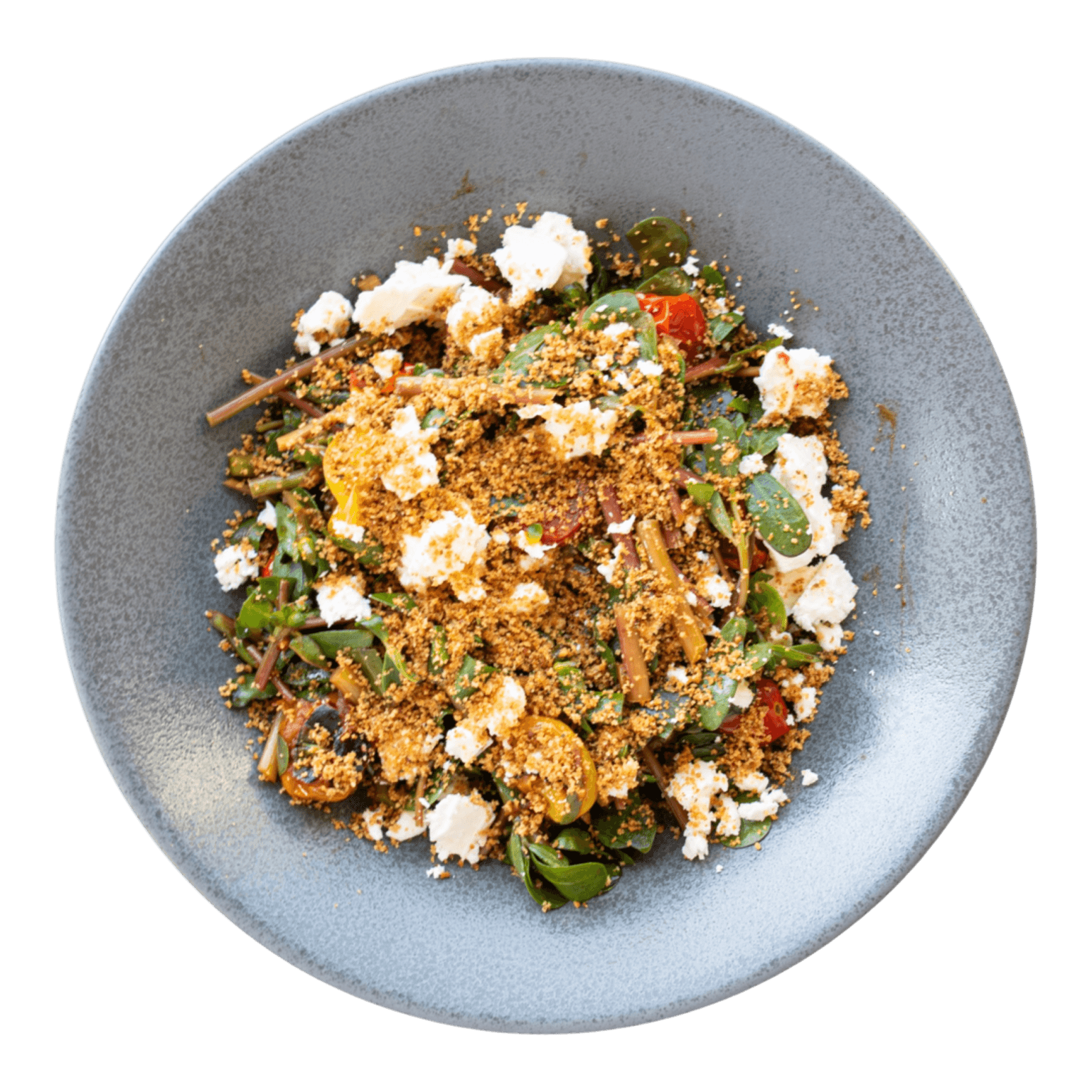 Finish with breadcrumbs