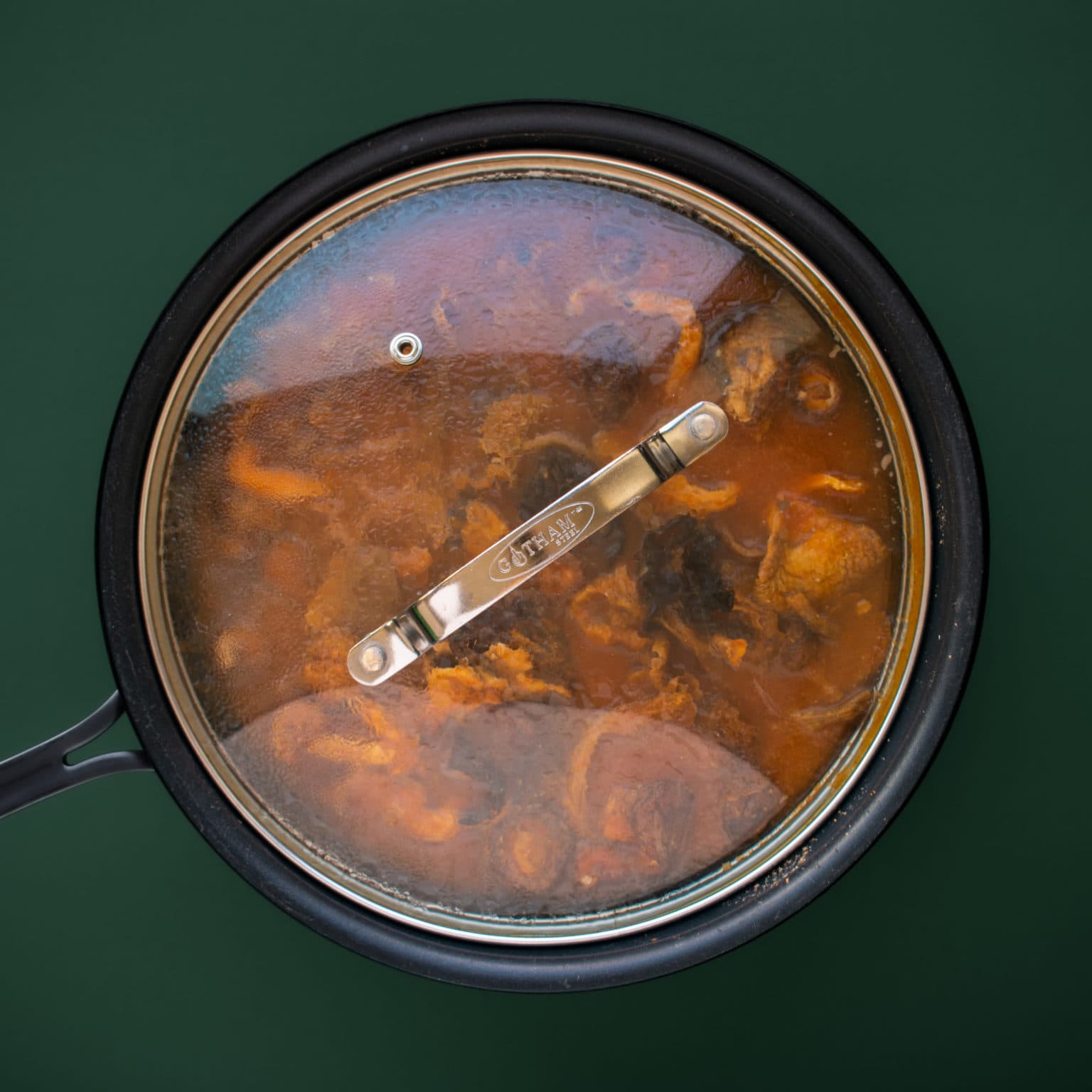 Cover and simmer until liquid is absorbed & evaporated